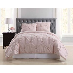 Truly Soft -  Everyday Full/Queen Pleated Duvet Cover Blush